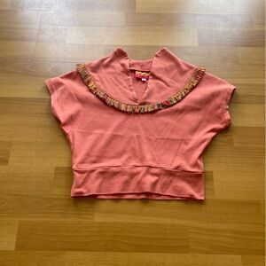 Freddies of Pinewood cropped knit top